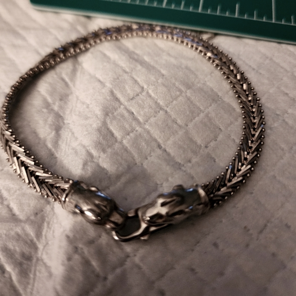Dragon Catch Milor Fancy Link Chain Sterling Silver Bracelet
